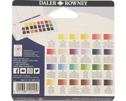 Daler-Rowney Set de călătorie acuarelă