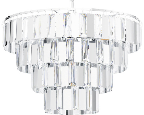 Candelabru cu cristale multistrat pentru interior