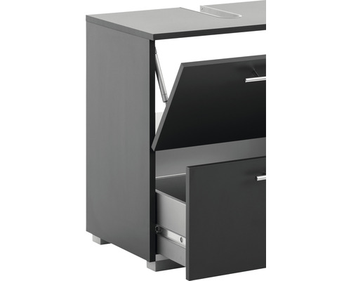 Mobilier de baie dulap inferior cu extensie și ușă