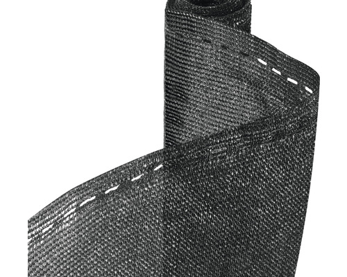 Protecție vizuală Konsta HDPE 130g/m2 5x0,8 m antracit Ecran de protecție împotriva vântului și a intimității din material textil