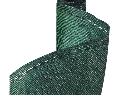 Protecție vizuală Konsta HDPE 180g/m2 5x1,8 m verde Bandă verde de confidențialitate pe rolă