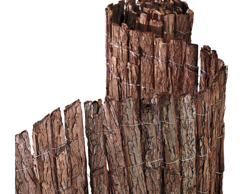 Protecție vizuală Konsta scoarță de copac 3x1,8 m maro
