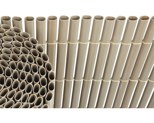 Protecție vizuală Konsta PVC 3x0,9 m aspect nisip Covor de protecție a intimității din tuburi de plastic