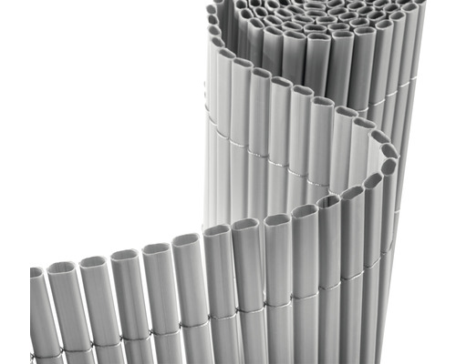 Protecție vizuală Konsta PVC oval 3x0,9 m gri Paravan din plastic gri rulat