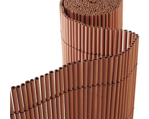 Protecție vizuală Konsta PVC premium 3x0,9 m maro Covor de bambus ca ecran de confidențialitate rulat
