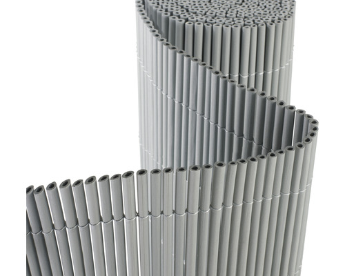 Protecție vizuală Konsta PVC premium 3x0,9 m gri Covor de protecție a intimității gri din plastic pe rolă