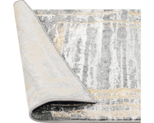 Covor cu model abstract în gri și bej