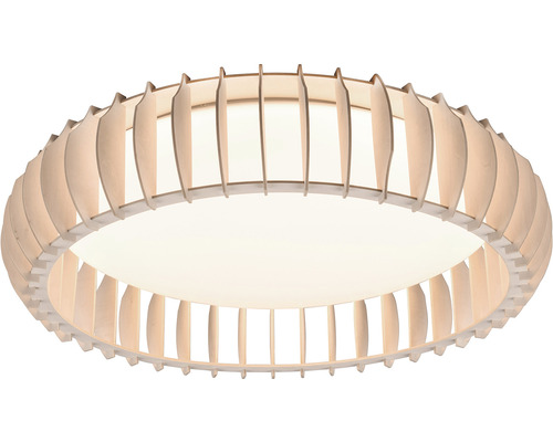 Plafonier rotund cu ornamente din lemn