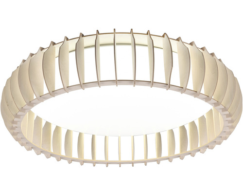 Lumină de plafon rotundă din lemn