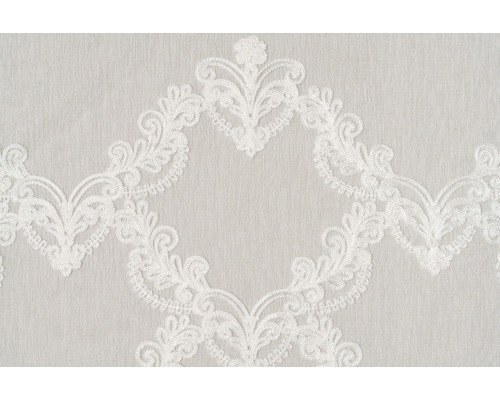 Material pentru perdele cu broderie decorativă