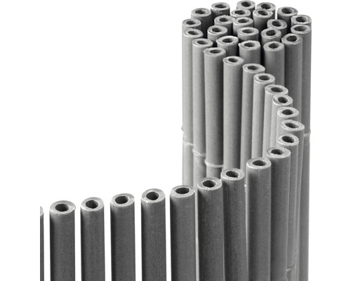 Protecție vizuală Konsta PVC premium 3x0,9 m aspect beton Gard din bambus ca paravan de intimitate pentru grădină
