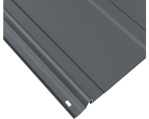 Vedere detaliată a unei table trapezoidale pentru acoperișuri