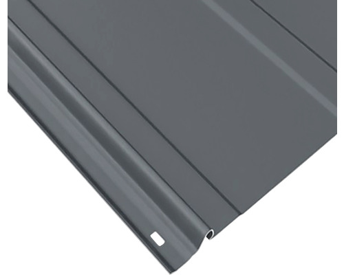 Vedere detaliată a tablei profilate pentru acoperiș sau perete