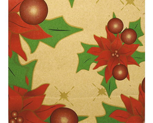 Model cu Steaua Crăciunului și fructe de pădure