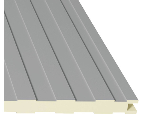 Panou nut și feder din plastic în detaliu