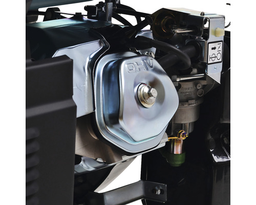 Imagine detaliată a unui generator cu motor OHV.