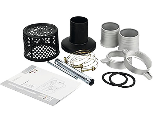 Set de piese de schimb pentru pompe, format dintr-un coș de filtrare, material de montaj și garnituri