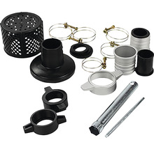 Set de accesorii pentru pompe cu coliere de strângere, coș de aspirație, garnituri și unealtă de montaj