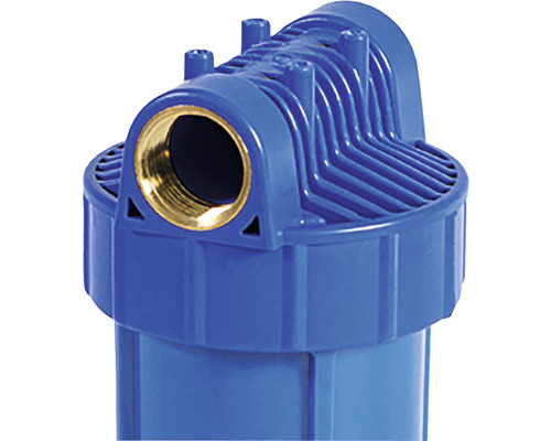 Filtru de apă albastru cu racord din alamă