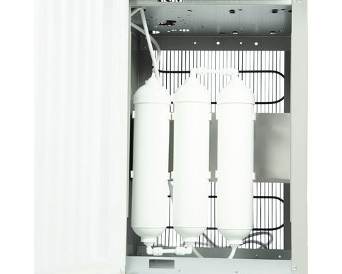 Sistem de filtrare a apei cu trei cartușe filtrante