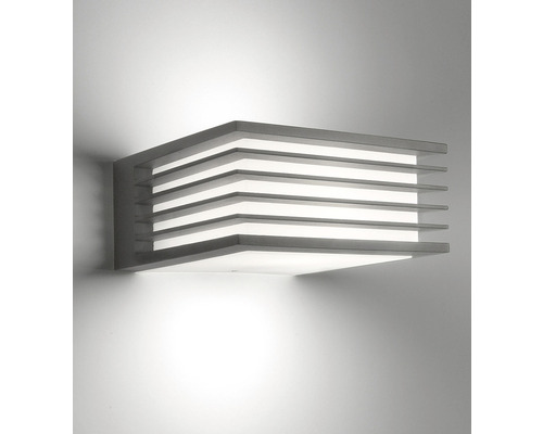 Lumină de perete pătrată cu lamele orizontale