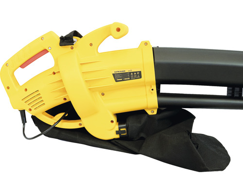 Aspirator electric de frunze cu sac de colectare pentru grădină