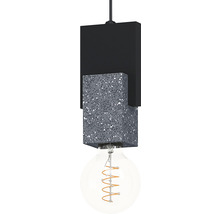 Lampa suspendată cu design geometric și bec