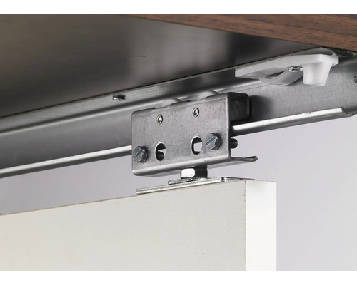 Feronerie pentru uși glisante cu role și fixare pe dulap