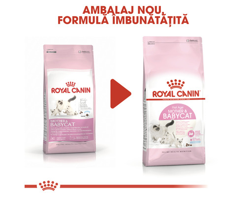Hrană pentru pisici Royal Canin Mother and Babycat, ambalaj nou