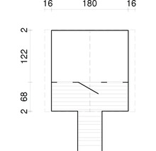 Căsuță de grădină pentru copii Palmako Toby lemn 180x190x287 cm natur-thumb-2 Căsuță de grădină pentru copii Palmako Toby lemn 180x190x287 cm natur-thumb-2