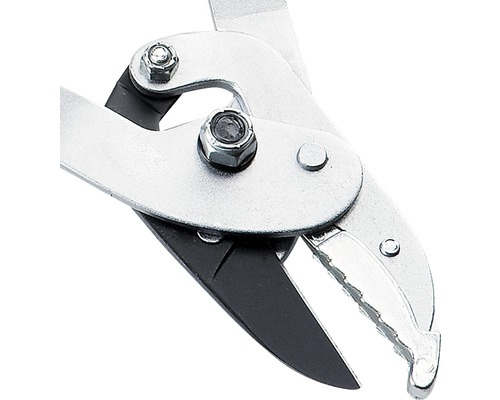 Foarfece de grădină, vedere detaliată a lamei