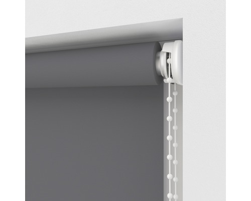 Rulou gri cu lanț pentru decorarea ferestrelor