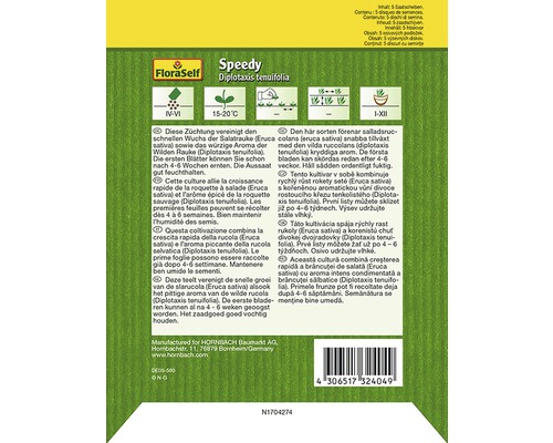 Ambalaj discuri semințe Speedy Diplotaxis tenuifolia