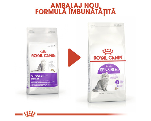 Royal Canin Sensible 33 hrană pentru pisici, ambalaj nou