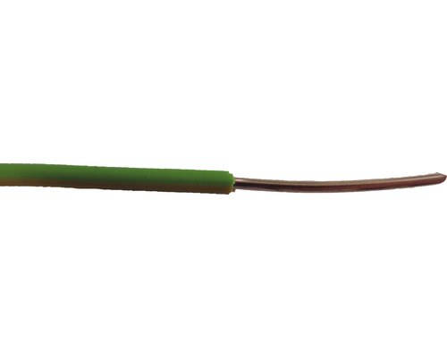 Conductor FY (H07V-U) 2,5mm² verde/galben, inel 100m Cablu unifilar cu izolație din plastic