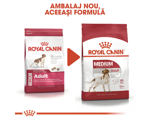 Royal Canin Medium Adult hrană pentru câini, ambalaj nou