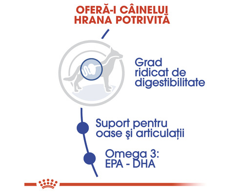 Ingrediente care favorizează digestia, susținerea oaselor și articulațiilor, acizi grași omega 3 EPA și DHA