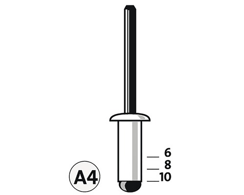 Știfturi nituri oțel inoxidabil A4