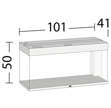 Acvariu Juwel Rio 180 LED cu sistem de iluminat, pompă, filtru, încălzitor, fără dulap inferior, alb-thumb-4