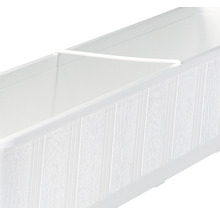 Jardinieră Geli standard, plastic, 80x17x14 cm, alb