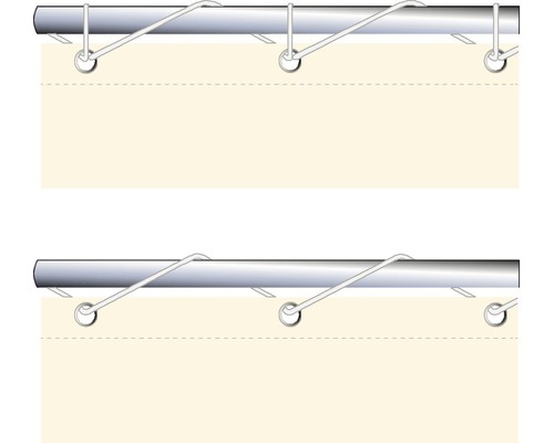 Accesoriu pentru bară de perdea pentru fixarea unei perdele