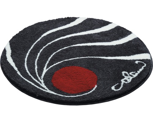 Covoraș oval pentru baie cu model
