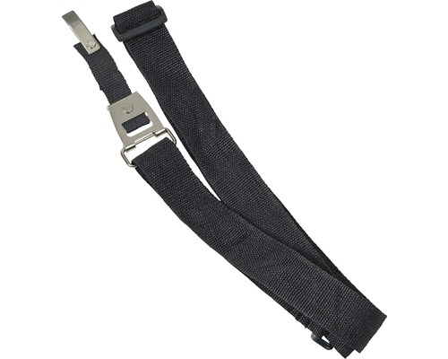 Curea neagră cu cataramă metalică