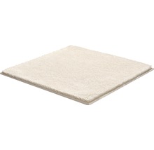 Covoraș de baie pătrat, deschis la culoare, cu fibre