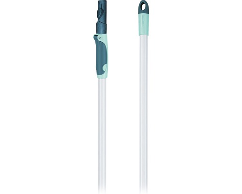 Două tije telescopice albe pentru echipamente de curățare