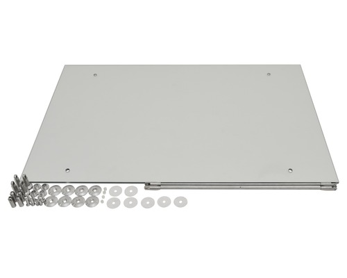 Blat de masă metalic cu șuruburi și șaibe