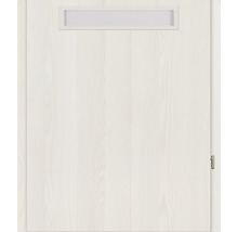 Foaie de ușă Classen frasin alb Rawena MDF 203,5x84,4 cm stânga-thumb-1
