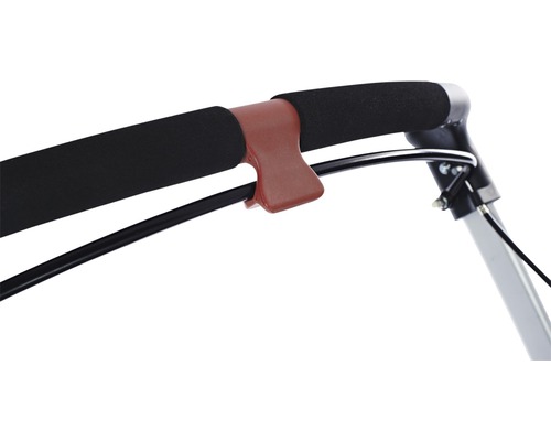 Mânerul unui rollator cu manetă de frână