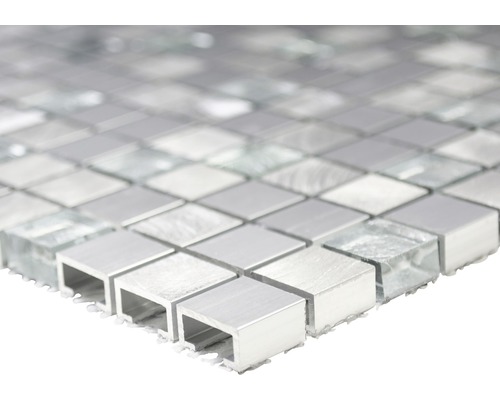 Placă de mozaic din sticlă și aluminiu