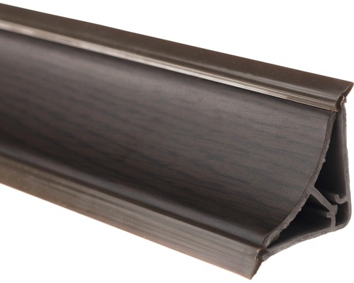 Plintă antistrop PVC pentru protecție blat bucătărie 3660x30x30 mm wenge